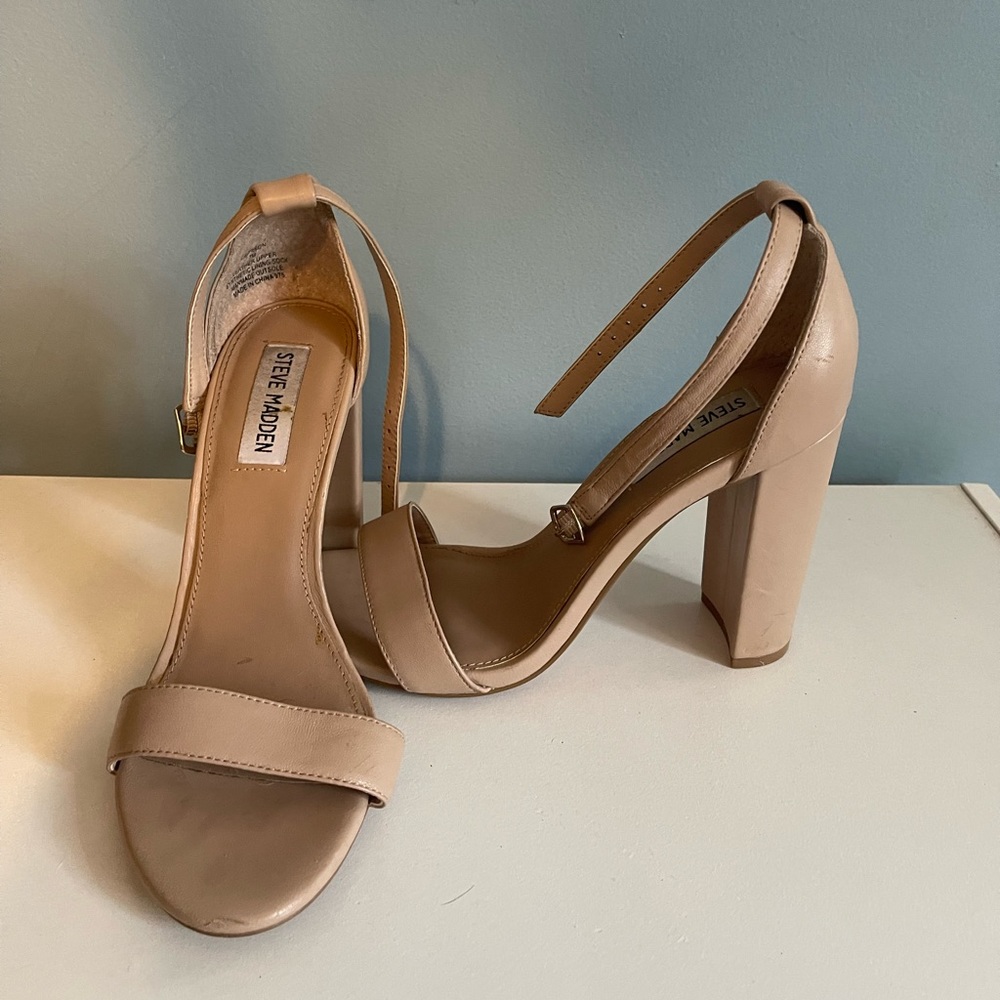 Steve Madden ankle strap heels